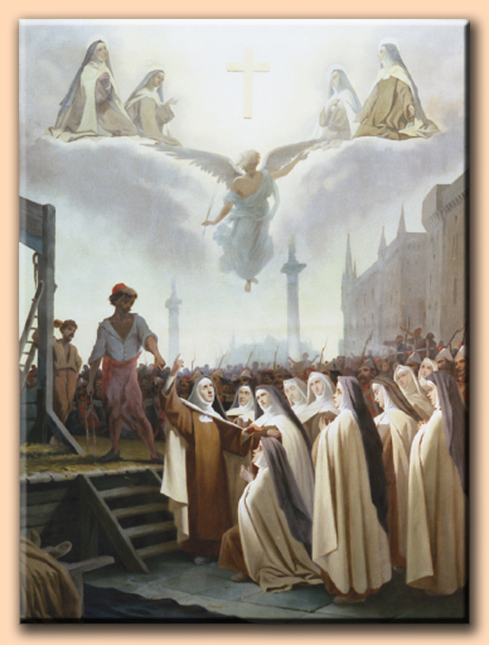 17 juillet: Saintes carmélites de Compiègne